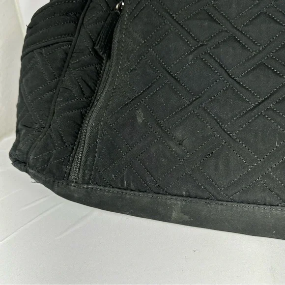 Vera Bradley Stroll Around Baby Diaper Bag | Black | Quilted Tote Handbag Travel - Picture 5 of 11